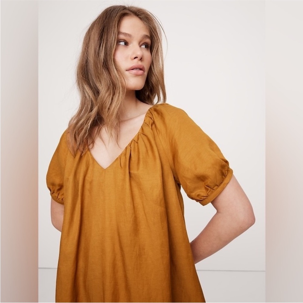 Banana Republic Mustard Mini Dress
